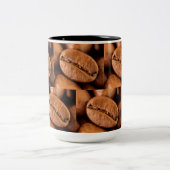 Magische koffiebonen tweekleurige koffiemok (Center)