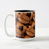 Magische koffiebonen tweekleurige koffiemok (Links)