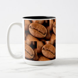 Magische koffiebonen tweekleurige koffiemok