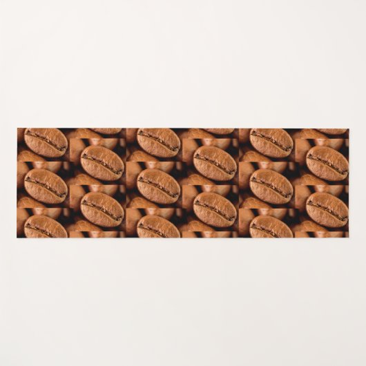 Magische koffiebonen yogamat (Voorkant (horizontaal))