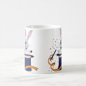 Magische konijn bovenin koffiemok (Center)