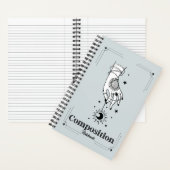 Magische kosmische hand en halve maan notitieboek (Binnen)