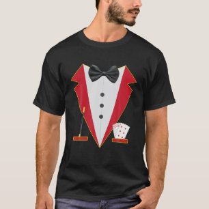 Magische kostume Halloween Magische Show Mannen Vr T-shirt
