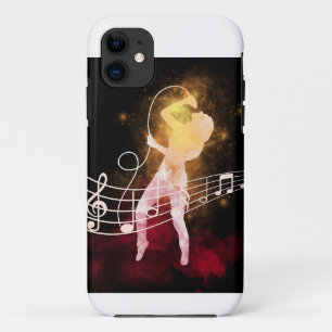 Magische kracht van muziek en telefoontas van één  Case-Mate iPhone case