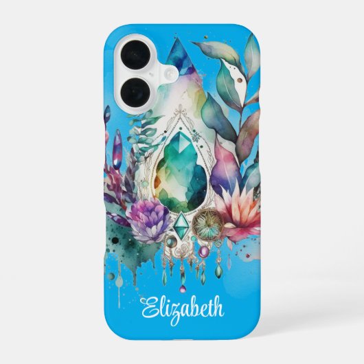 Magische Kristallen Droomvanger iPhone 16 Hoesje (Achterkant)