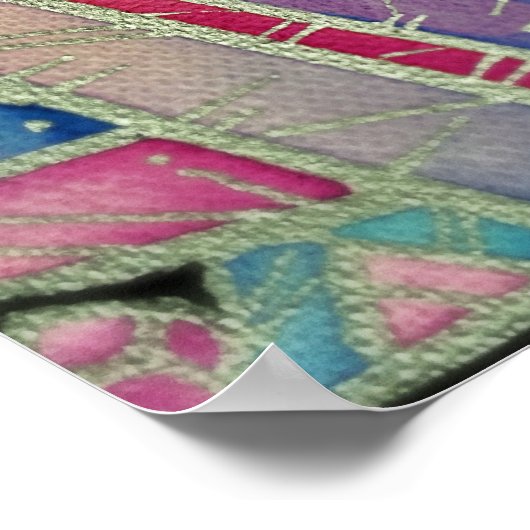 Magische kristallen poster (Hoek)