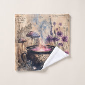 Magische Kruidenketel Botanisch Bad Handdoek (Wasdoekje)