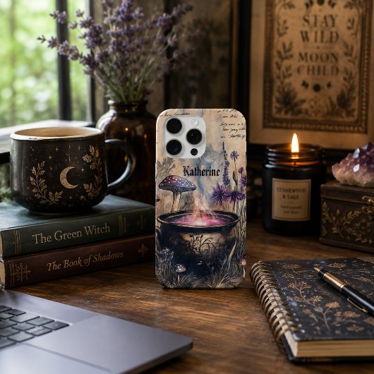 Magische Kruidenketel Botanisch iPhone Hoesje