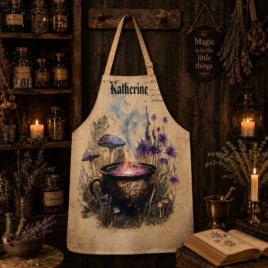 Magische Kruidenketel Botanisch Schort