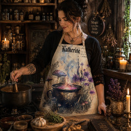 Magische Kruidenketel Botanisch Schort