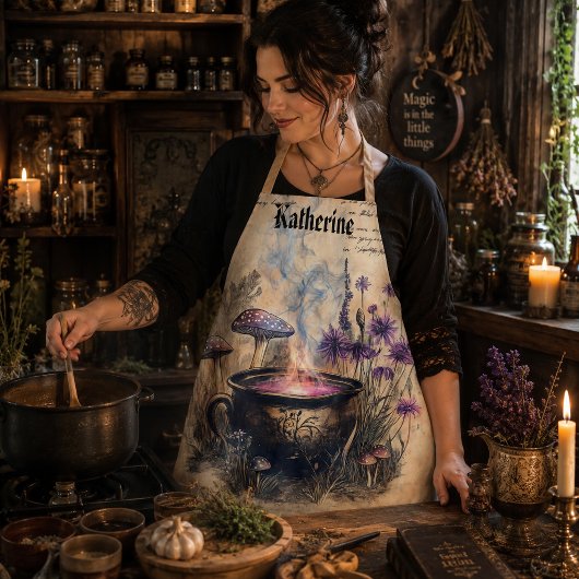 Magische Kruidenketel Botanisch Schort