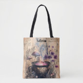 Magische Kruidenketel Botanisch Tote Bag (Voorkant)