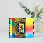 Magische kubben briefkaart (Staand voorkant)