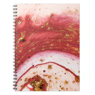 Magische kunst. Fantastische koraalkleuren. Natuur Notitieboek