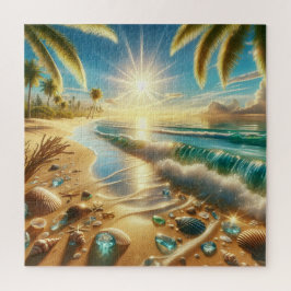 Magische kustlijn met Blue Waves en Zee Legpuzzel