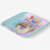 Magische Lamacorn Gelukkige Verjaardag Papieren Bordje (Gebogen)