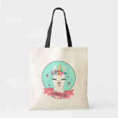 Magische lamacorn tote bag (Voorkant)