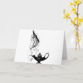 Magische Lamp Kaart (Gele Bloem)