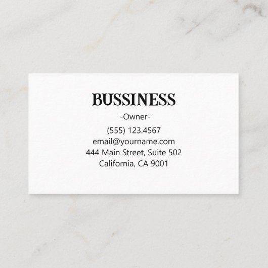 Magische Landscaping Visitekaartje (Achterkant)