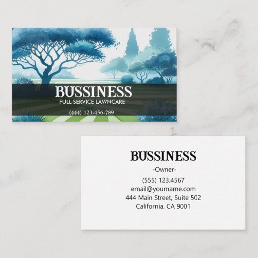 Magische Landscaping Visitekaartje (Voorkant / Achterkant)