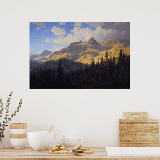 Magische landschappen: poster (Keuken)