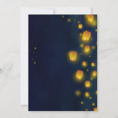 Magische Lantaarns Bruiloft Save the Dates Date (Achterkant)