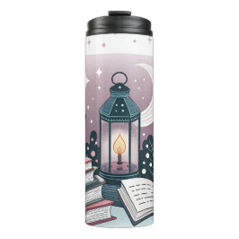 Magische Late Night Reading Club Lantaarn Book Sta Thermosbeker