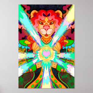 magische leeuw poster