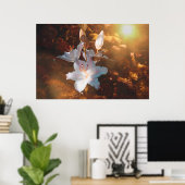 Magische lelies - poster (Thuiskantoor)