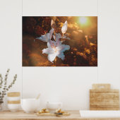Magische lelies - poster (Keuken)