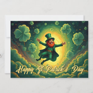 Magische Leprechaun St. Patrick's Day Kunst