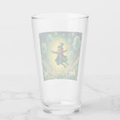 Magische Leprechaun St. Patrick's Day Kunst Glas (Achterkant)