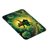 Magische Leprechaun St. Patrick's Day Kunst Magneet (Rechterzijde)