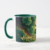 Magische Leprechaun St. Patrick's Day Kunst Mok (Links)