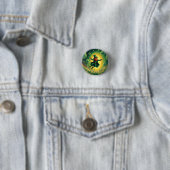 Magische Leprechaun St. Patrick's Day Kunst Ronde Button 3,2 Cm (In situ)