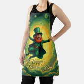 Magische Leprechaun St. Patrick's Day Kunst Schort (Insitu)