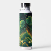 Magische Leprechaun St. Patrick's Day Kunst Waterfles (Rechts)