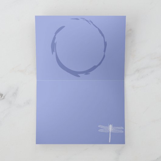 Magische libel kaart (Binnen)