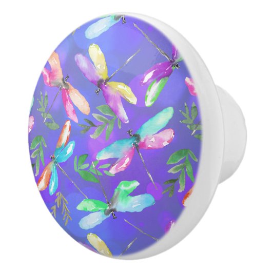 Magische libellen 2.b Ceramic Knob Keramische Knop (Rechts)