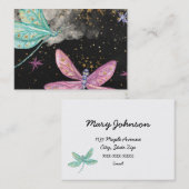 Magische libellen visitekaartje (Voorkant / Achterkant)