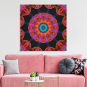 Magische Lichten Verpakt Canvas Afdruk (Insitu (Woonkamer))