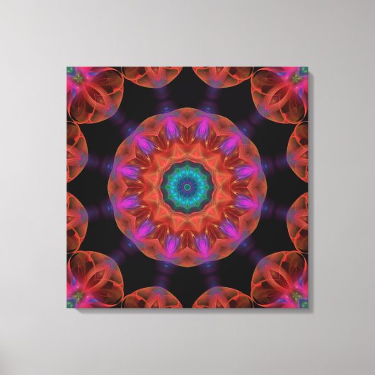 Magische Lichten Verpakt Canvas Afdruk (Voorkant)
