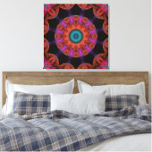 Magische Lichten Verpakt Canvas Afdruk (Insitu (Slaapkamer))