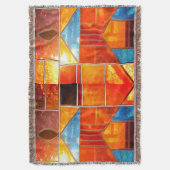 Magische lichtstroom uit de ramen van de kerk deken (Voorkant Verticaal)