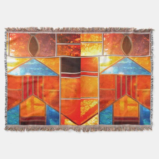 Magische lichtstroom uit de ramen van de kerk deken (Voorkant)