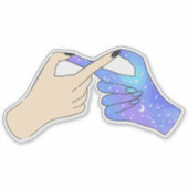 Magische liefde sticker (Voorkant)