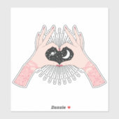 Magische liefde sticker (Vel)