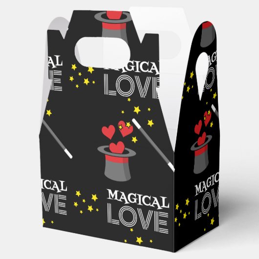 Magische liefde - Wit Bedankdoosjes (Geopend)