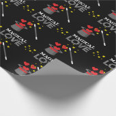 Magische liefde - Wit Cadeaupapier (Hoek)