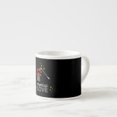 Magische liefde - Wit Espresso Kop (Voorkant rechts)